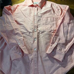 Everlane Coral Button-Up Shirt, M